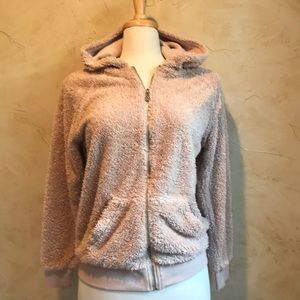 LA Hearts Pink fuzzy jacket